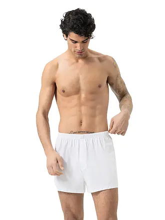MEY | Boxershorts thunder grey | weiss
